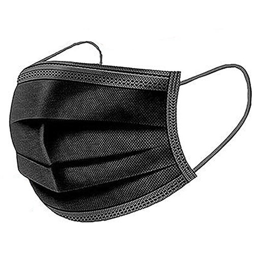 Disposable Face Mask 3 Ply - Black